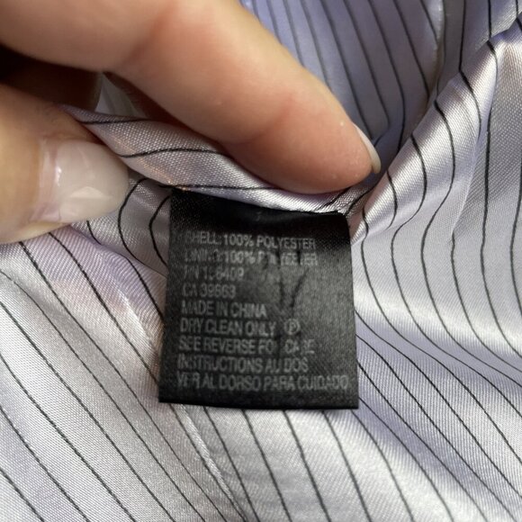 Tahari Authur S Levine Snap Front Jacket Blazer Sz 4P Black Zip Pockets Moto - Picture 7 of 9